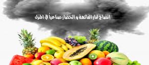 إنضاج ثمار الفاكهة و الخضار صناعياً في المنزل